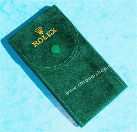 rolex suede service pouch
